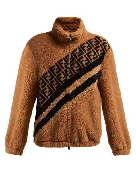 fendi fuzzy jacket|Fendi Jackets for Women .